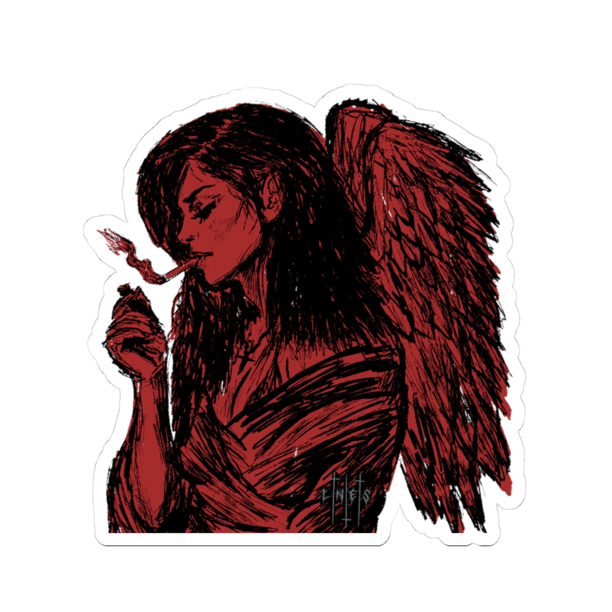 Jumbo Angel Sticker