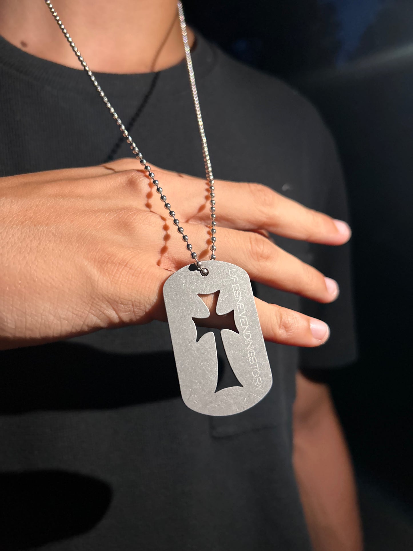 Cross DogTag Necklace