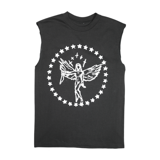 Angel Cut off Tee